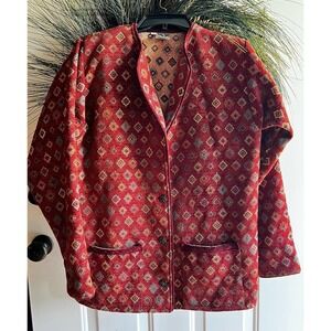 Not For Sale- Womens Vintage Chenille blend Papike Wear Jacket/Blazer
